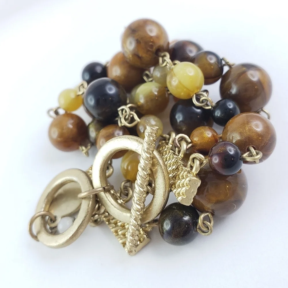 Dana Buchman Bracelet Brown Earth Tones